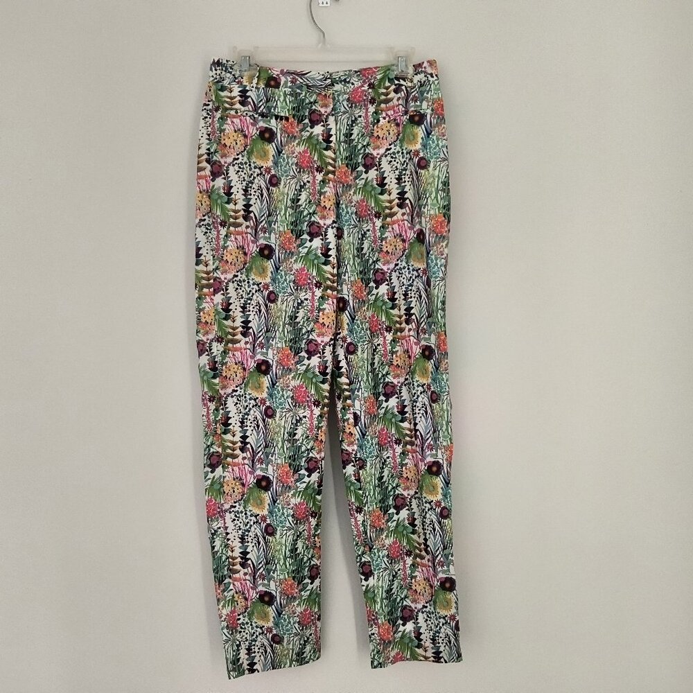 Paul Stuart  NWT Women's floral print cotton pants Size 4